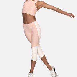 Outdoor Voices Warm Up Leggings Rose Quartz / Terracotta